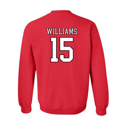 Nebraska - NCAA Softball : Kennadi Williams - NCAA® Replica Shersey Crewneck Sweatshirt-1