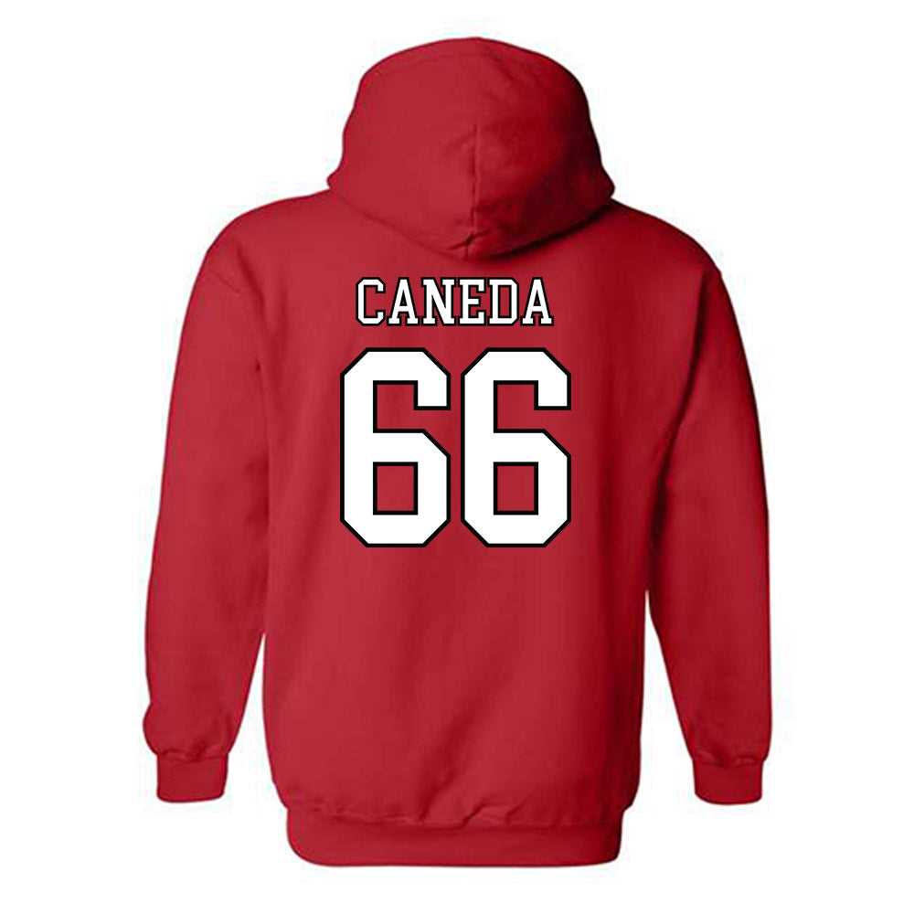 Nebraska - NCAA Softball : Katelyn Caneda - Replica Shersey Hooded Sweatshirt-1
