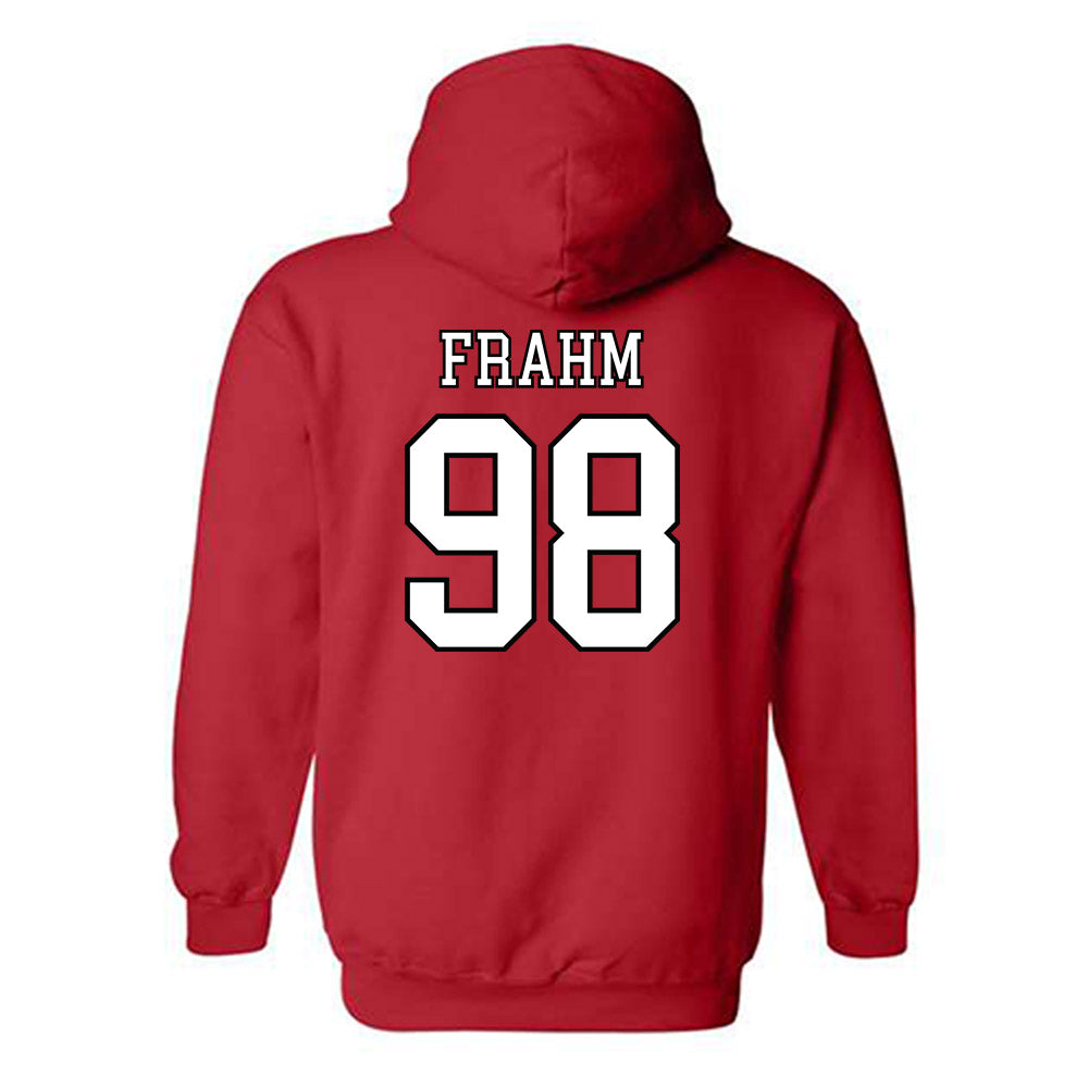 Nebraska - NCAA Softball : Jordyn Frahm - NCAA® Replica Shersey Hooded Sweatshirt-1