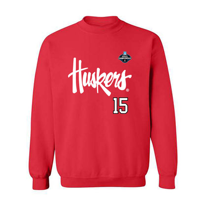 Nebraska - NCAA Softball : Kennadi Williams - NCAA® Replica Shersey Crewneck Sweatshirt-0