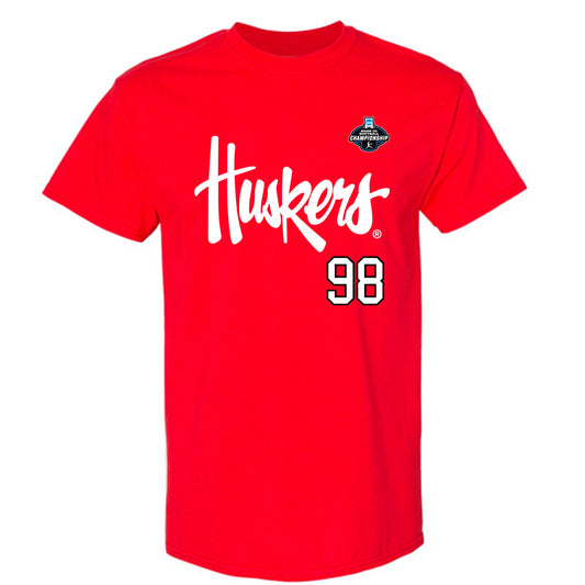 Nebraska - NCAA Softball : Jordyn Frahm - NCAA® Replica Shersey T-Shirt-0