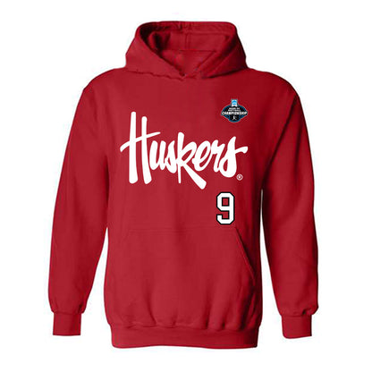 Nebraska - NCAA Softball : Hannah Camenzind - Replica Shersey Hooded Sweatshirt-0