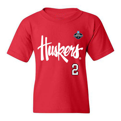 Nebraska - NCAA Softball : Lauren Camenzind - Replica Shersey Youth T-Shirt-0