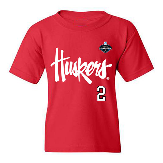 Nebraska - NCAA Softball : Lauren Camenzind - Replica Shersey Youth T-Shirt-0