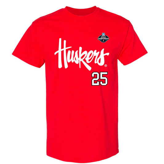 Nebraska - NCAA Softball : Jesse Farrell - NCAA® Replica Shersey T-Shirt-0