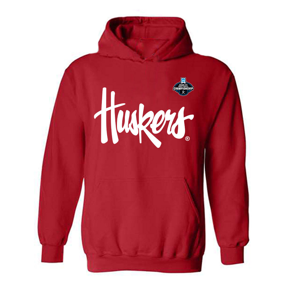 Nebraska - NCAA Softball : Alli Durnell - Replica Shersey Hooded Sweatshirt-0