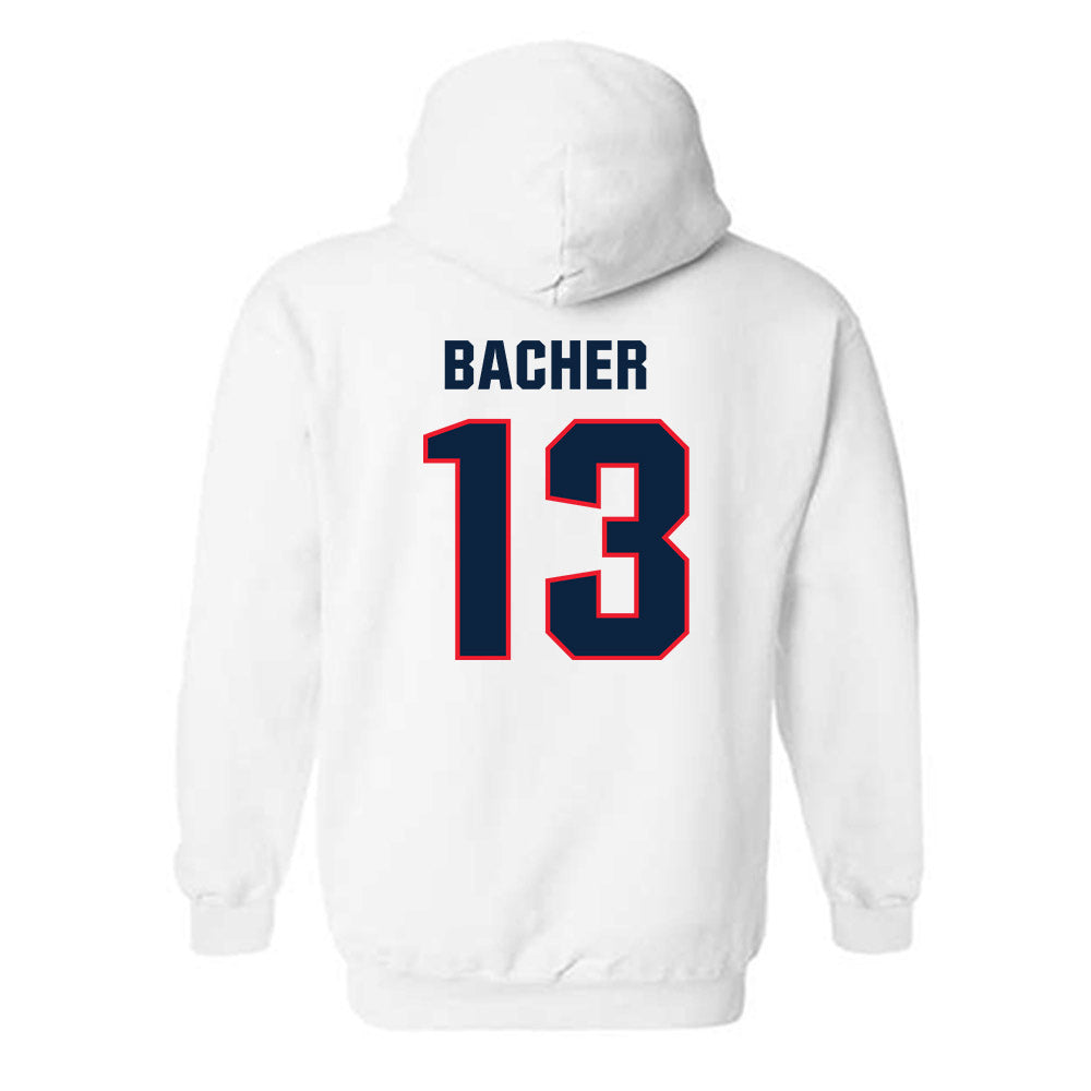 UConn - NCAA Softball : Alexandra Bacher - NCAA® Replica Shersey Hooded Sweatshirt-1