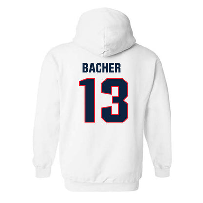 UConn - NCAA Softball : Alexandra Bacher - NCAA® Replica Shersey Hooded Sweatshirt-1