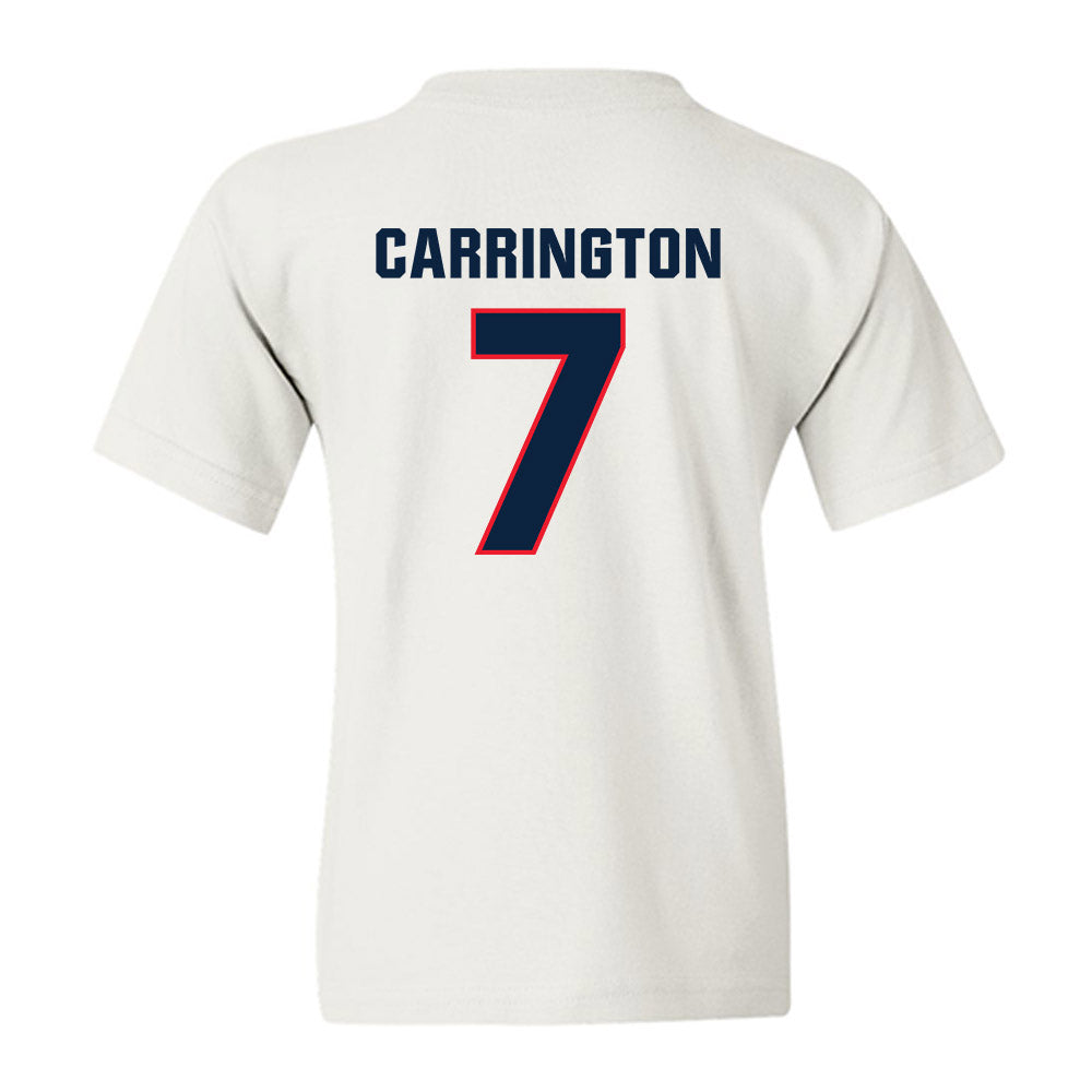 UConn - NCAA Softball : Grace Carrington - NCAA® Replica Shersey Youth T-Shirt-1
