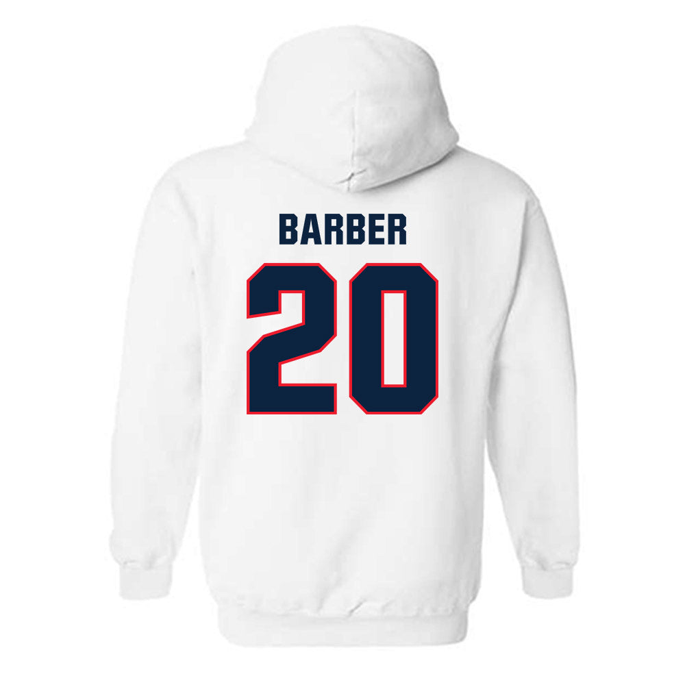 UConn - NCAA Softball : Heidi Barber - Replica Shersey Hooded Sweatshirt-1