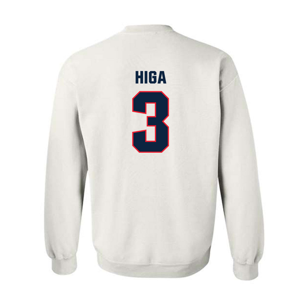 UConn - NCAA Softball : Kaiea Higa - Replica Shersey Crewneck Sweatshirt-1