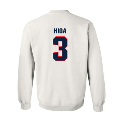 UConn - NCAA Softball : Kaiea Higa - Replica Shersey Crewneck Sweatshirt-1