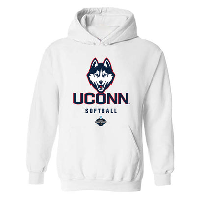 UConn - NCAA Softball : Hannah Evans - NCAA® Replica Shersey Hooded Sweatshirt-0