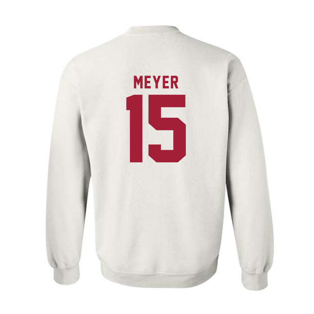 Indiana - NCAA Softball : Brynn Meyer - NCAA® Replica Shersey Crewneck Sweatshirt-1