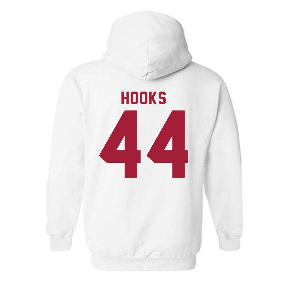 Indiana - NCAA Softball : Aubree Hooks - NCAA® Replica Shersey Hooded Sweatshirt-1