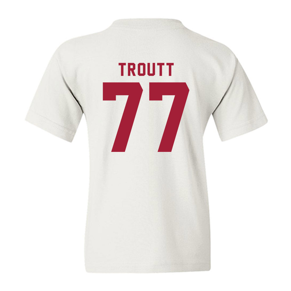 Indiana - NCAA Softball : Ella Troutt - NCAA® Replica Shersey Youth T-Shirt-1