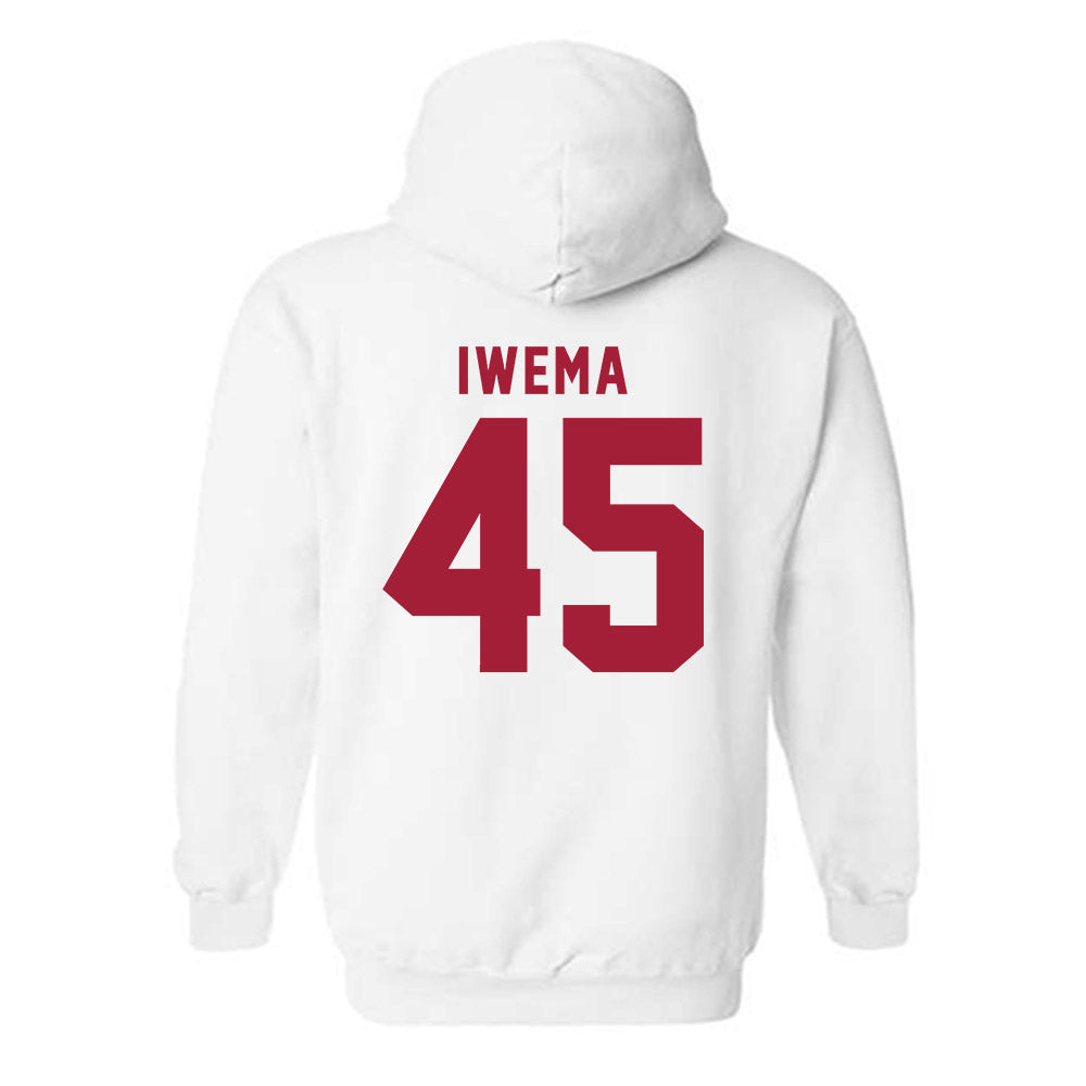 Indiana - NCAA Softball : Lexi Iwema - NCAA® Replica Shersey Hooded Sweatshirt-1