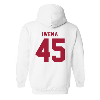 Indiana - NCAA Softball : Lexi Iwema - NCAA® Replica Shersey Hooded Sweatshirt-1