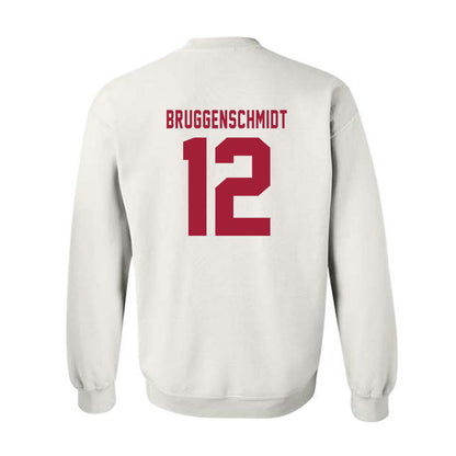 Indiana - NCAA Softball : Emma Bruggenschmidt - NCAA® Replica Shersey Crewneck Sweatshirt-1