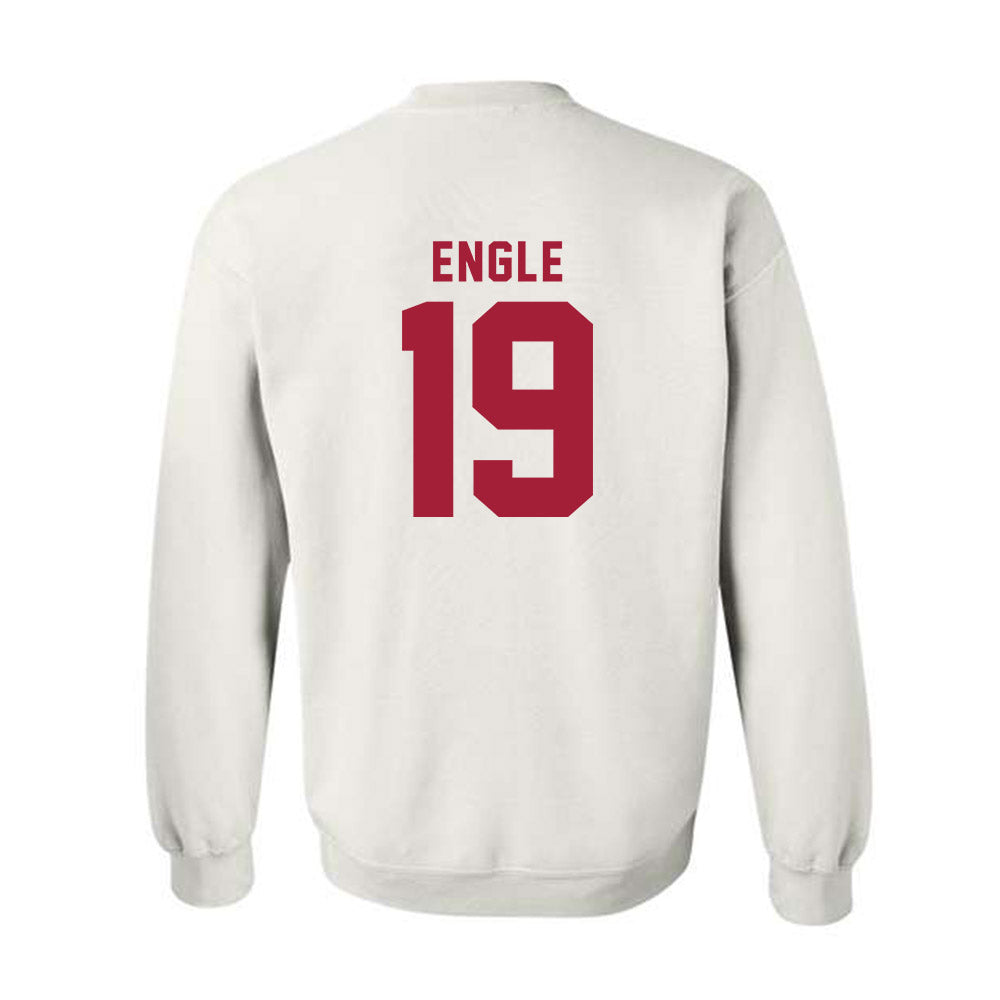 Indiana - NCAA Softball : Maddie Engle - NCAA® Replica Shersey Crewneck Sweatshirt-1