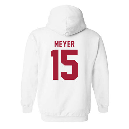 Indiana - NCAA Softball : Brynn Meyer - NCAA® Replica Shersey Hooded Sweatshirt-1