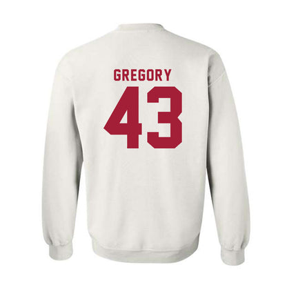 Indiana - NCAA Softball : Megan Gregory - NCAA® Replica Shersey Crewneck Sweatshirt-1