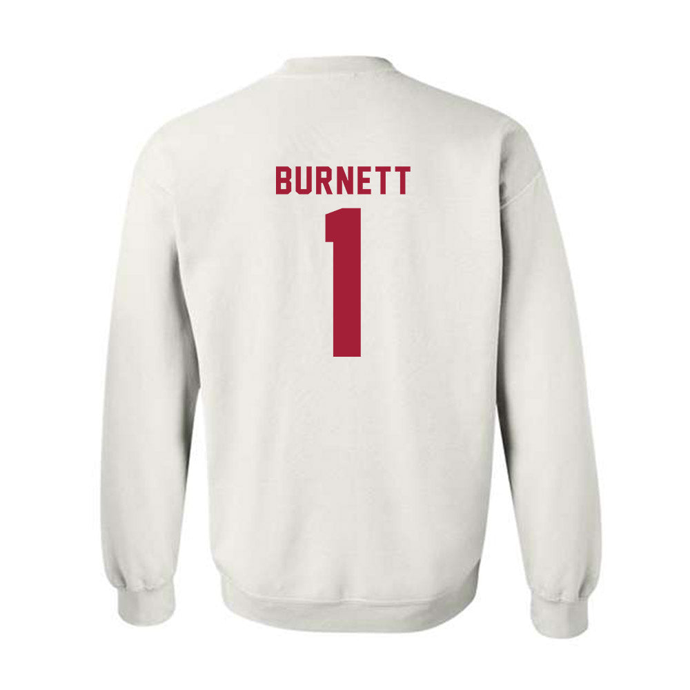 Indiana - NCAA Softball : Breezy Burnett - NCAA® Replica Shersey Crewneck Sweatshirt-1