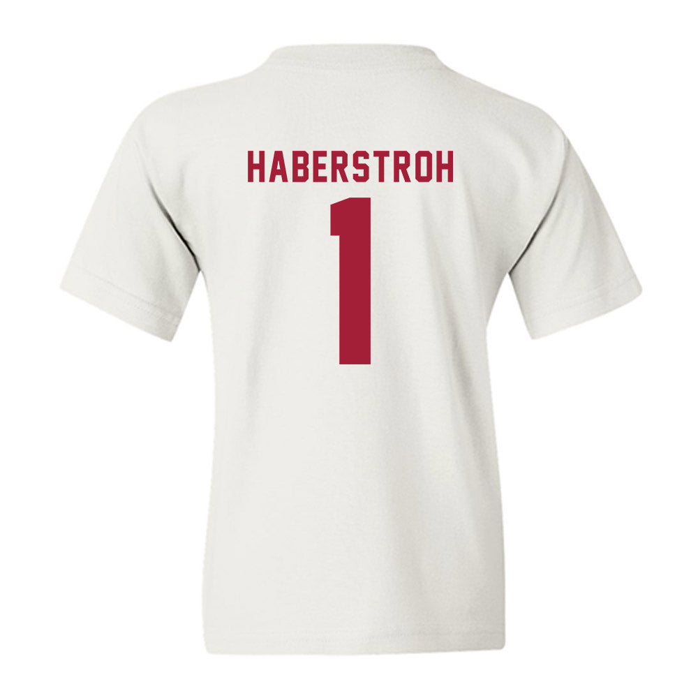 Indiana - NCAA Softball : Hannah Haberstroh - Replica Shersey Youth T-Shirt-1