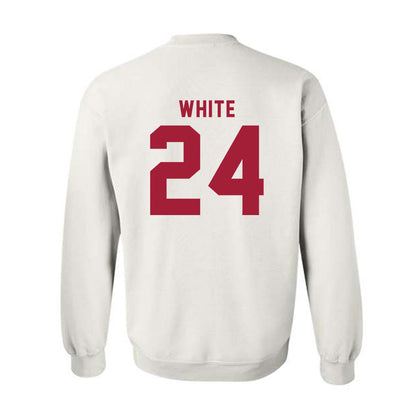 Indiana - NCAA Softball : Josie White - NCAA® Replica Shersey Crewneck Sweatshirt-1