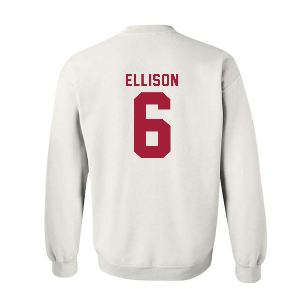 Indiana - NCAA Softball : Jada ELLISON - NCAA® Replica Shersey Crewneck Sweatshirt-1