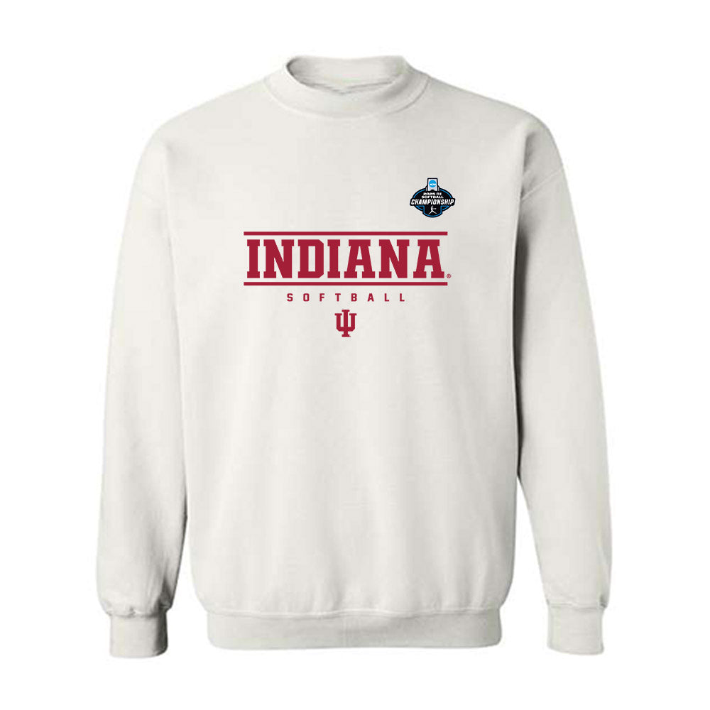 Indiana - NCAA Softball : Brynn Meyer - NCAA® Replica Shersey Crewneck Sweatshirt-0