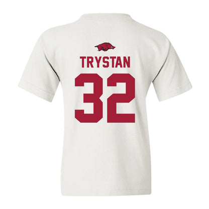 Arkansas - NCAA Baseball : Trystan Trystan - NCAA® Replica Shersey Youth T-Shirt-1