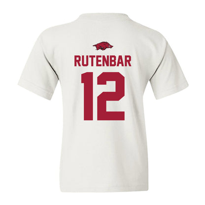 Arkansas - NCAA Baseball : Carter Rutenbar - NCAA® Replica Shersey Youth T-Shirt-1