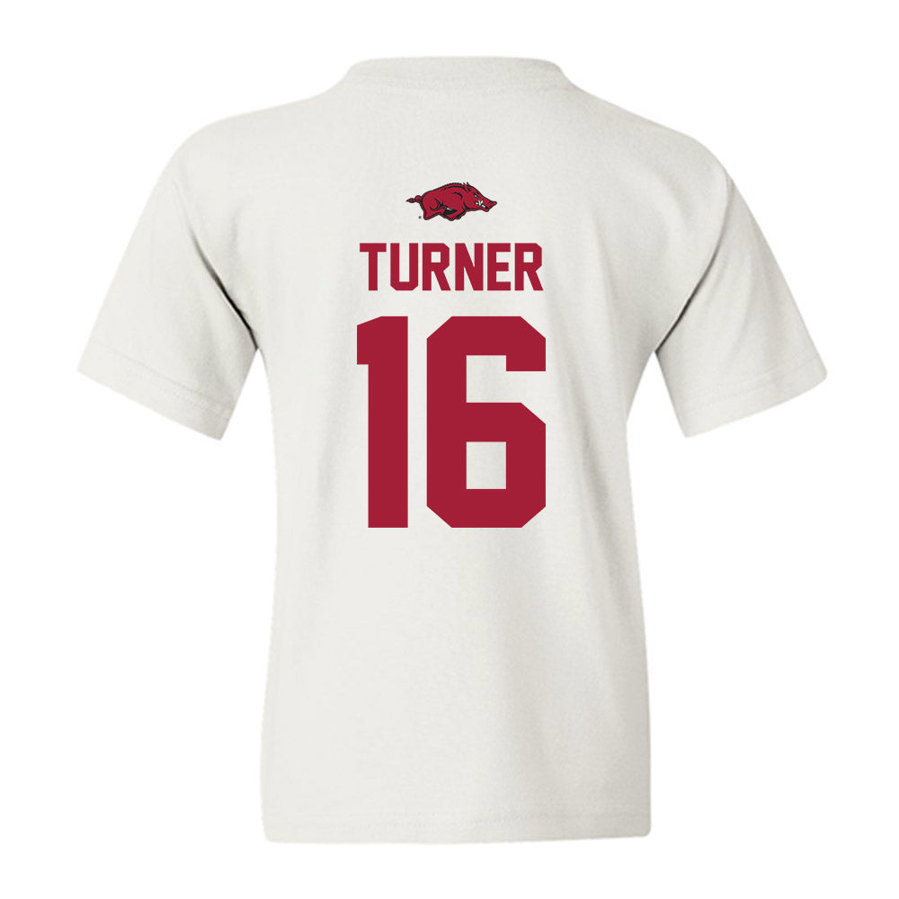 Arkansas - NCAA Baseball : Christian Turner - NCAA® Replica Shersey Youth T-Shirt-1