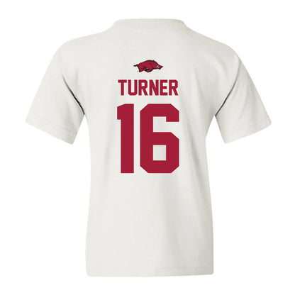 Arkansas - NCAA Baseball : Christian Turner - NCAA® Replica Shersey Youth T-Shirt-1