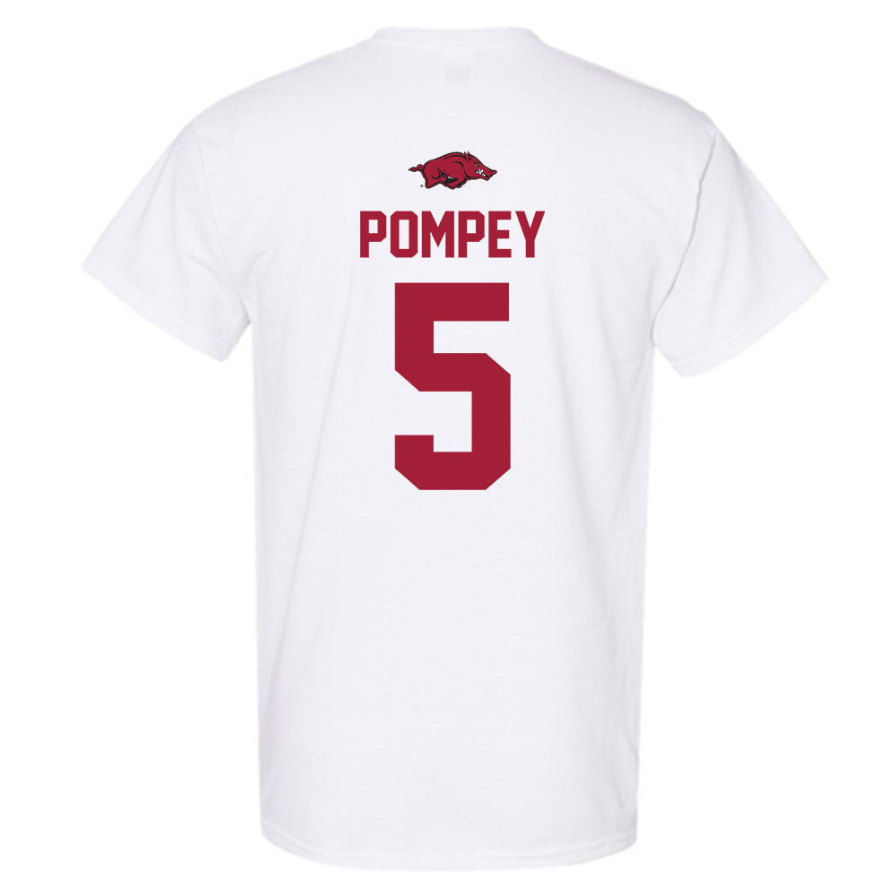 Arkansas - NCAA Baseball : TJ Pompey - NCAA® Replica Shersey T-Shirt-1