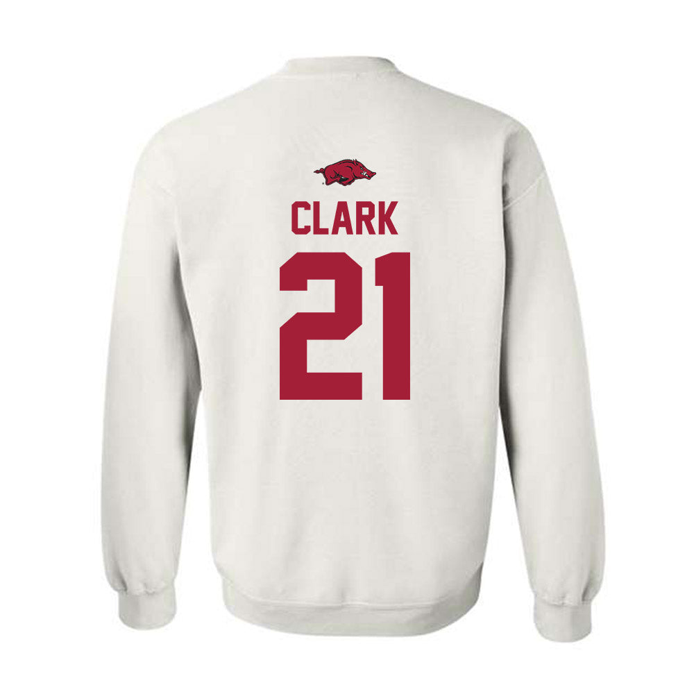 Arkansas - NCAA Baseball : Brenton Clark - Replica Shersey Crewneck Sweatshirt-1