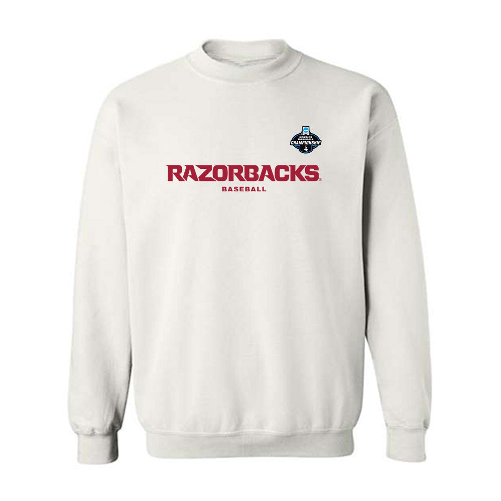 Arkansas - NCAA Baseball : Max Holland - NCAA® Replica Shersey Crewneck Sweatshirt-0
