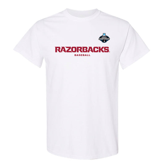 Arkansas - NCAA Baseball : Max Holland - NCAA® Replica Shersey T-Shirt-0