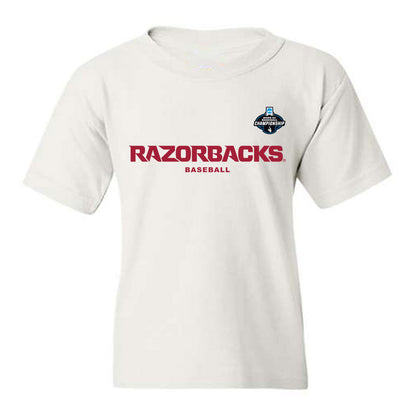Arkansas - NCAA Baseball : Ty Burnham - NCAA® Replica Shersey Youth T-Shirt-0
