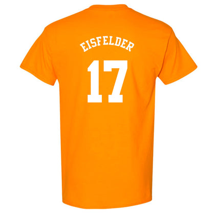 Tennessee - NCAA Baseball : Nathan Eisfelder - NCAA® Replica Shersey T-Shirt-1