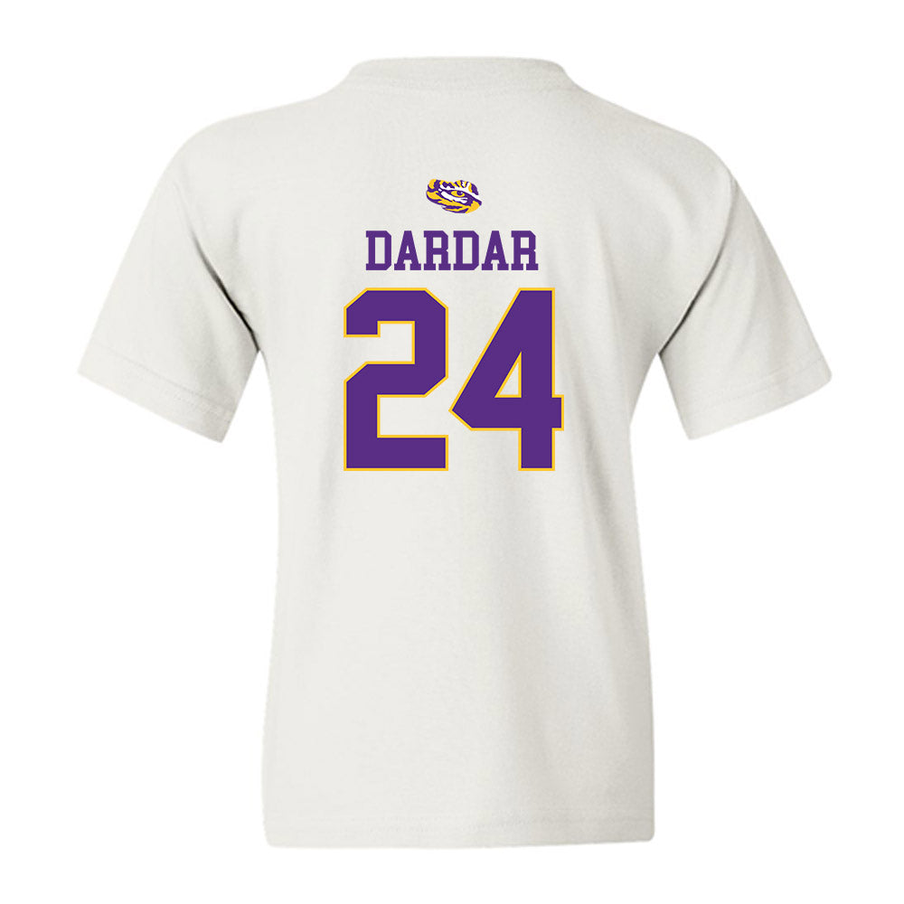 LSU - NCAA Baseball : Seth Dardar - NCAA® Replica Shersey Youth T-Shirt-1
