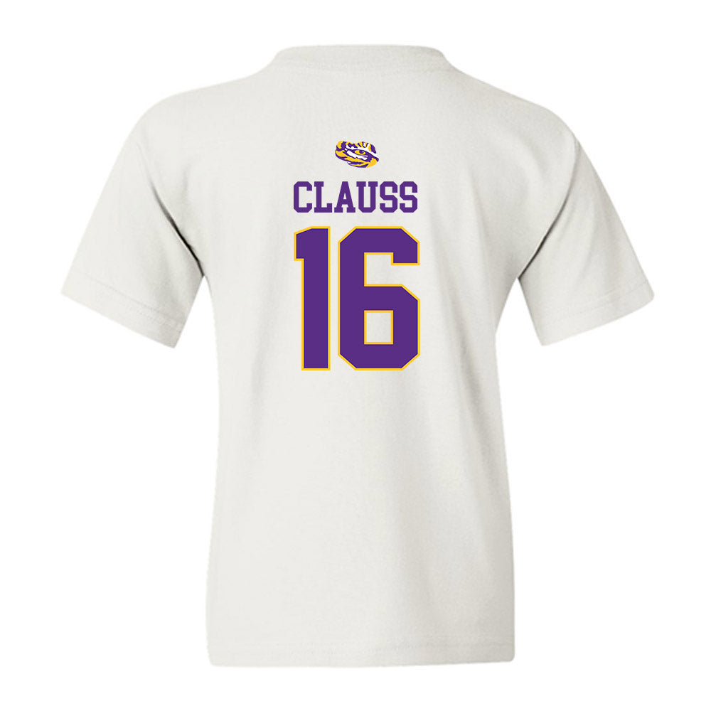 LSU - NCAA Baseball : Ethan Clauss - NCAA® Replica Shersey Youth T-Shirt-1