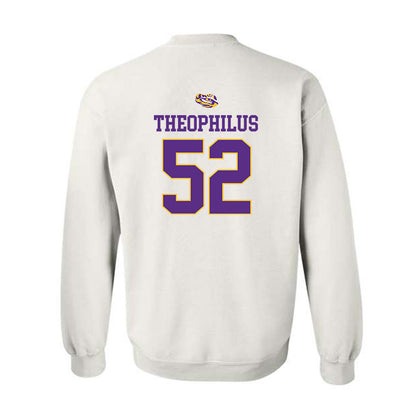 LSU - NCAA Baseball : Zion Theophilus - NCAA® Replica Shersey Crewneck Sweatshirt-1