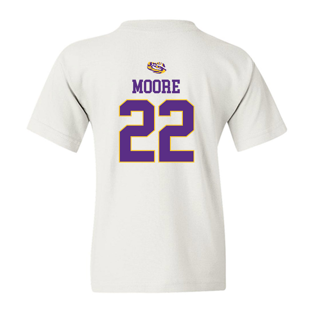 LSU - NCAA Baseball : Cooper Moore - NCAA® Replica Shersey Youth T-Shirt-1