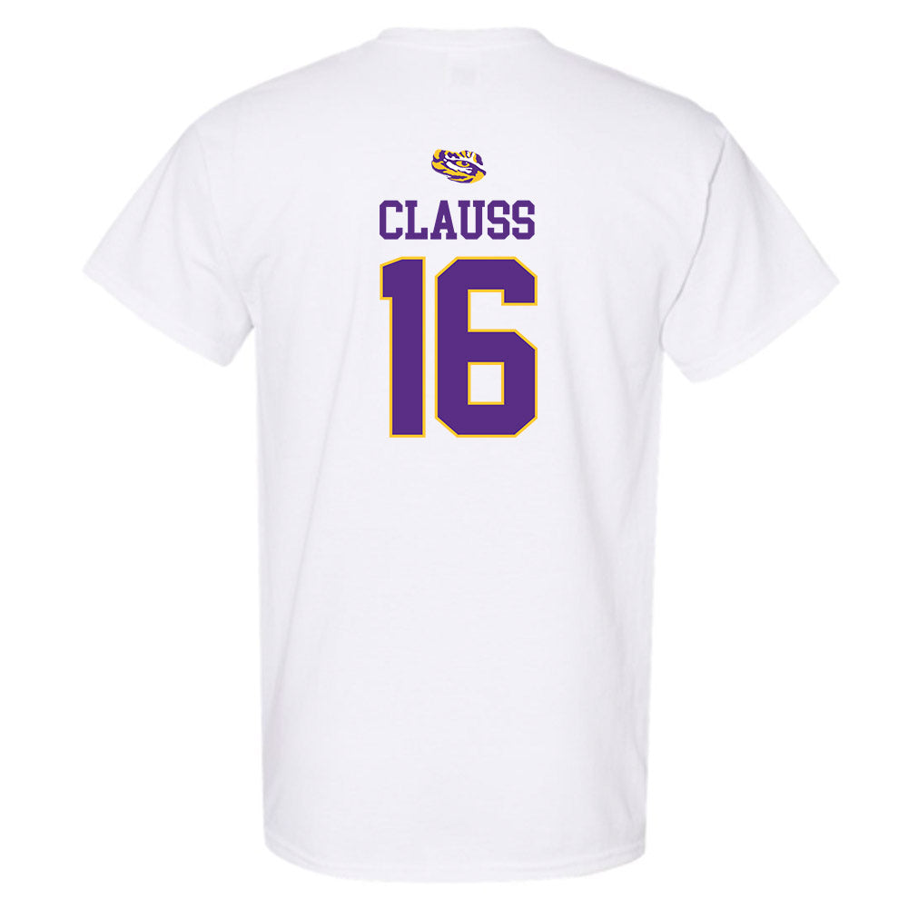 LSU - NCAA Baseball : Ethan Clauss - NCAA® Replica Shersey T-Shirt-1