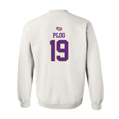 LSU - NCAA Baseball : Ethan Plog - NCAA® Replica Shersey Crewneck Sweatshirt-1