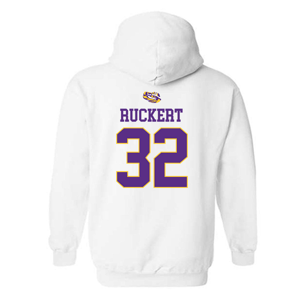 LSU - NCAA Baseball : Jack Ruckert - NCAA® Replica Shersey Hooded Sweatshirt-1