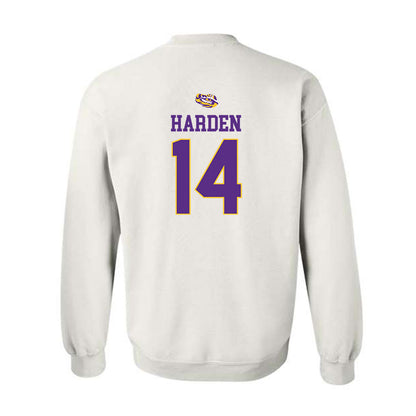 LSU - NCAA Baseball : Daniel Harden - NCAA® Replica Shersey Crewneck Sweatshirt-1