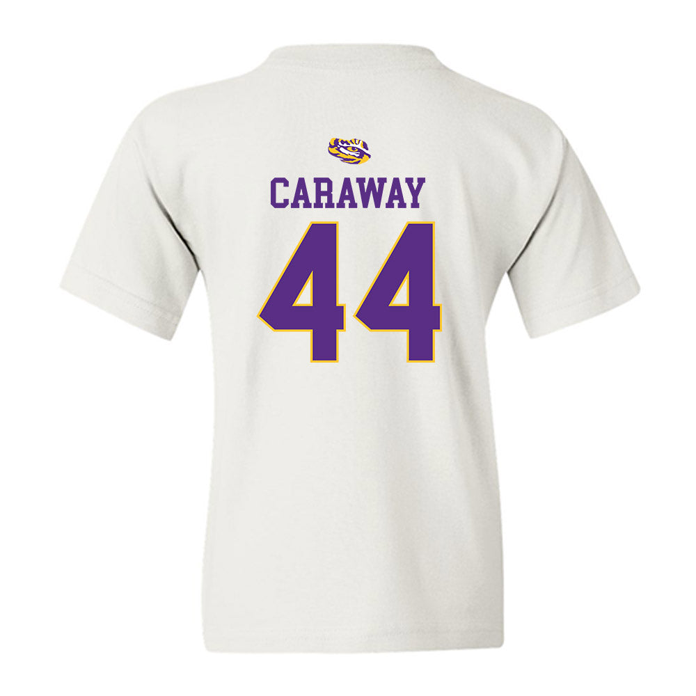 LSU - NCAA Baseball : Trent Caraway - NCAA® Replica Shersey Youth T-Shirt-1